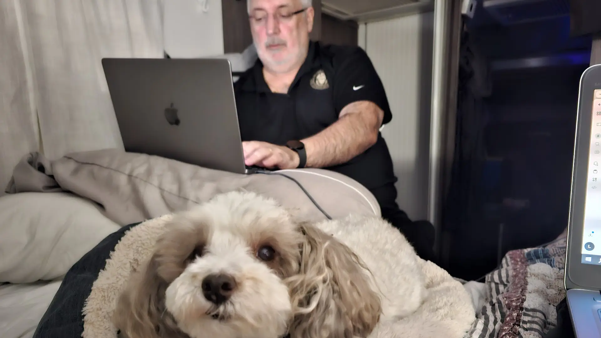 Working from the motorhome